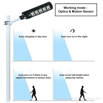 Solar LED Street Light Integrated Motion Sensor Solar Led Street Light Factory